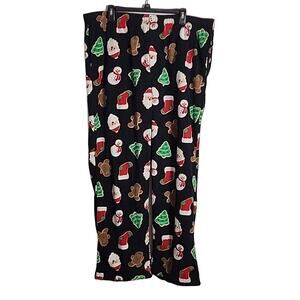 Celebrate Together Christmas Holiday Fleece Pajama Lounge Pants, Mens XL